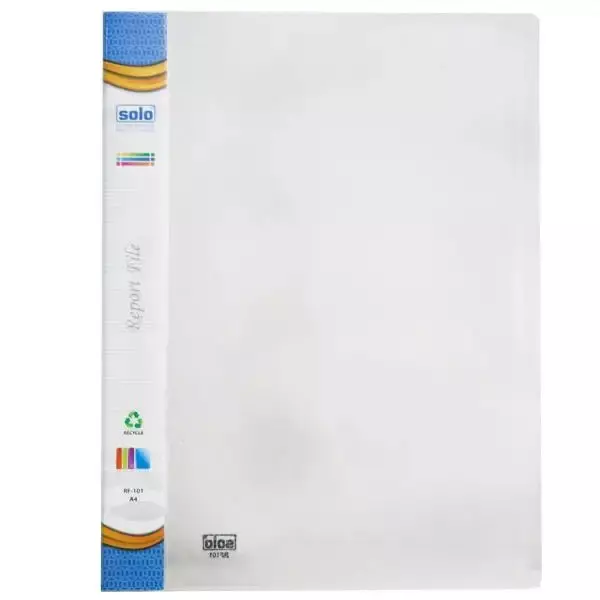 Solo Report File A4 Size Clear, RF -101 (Pack of 10 Pcs)