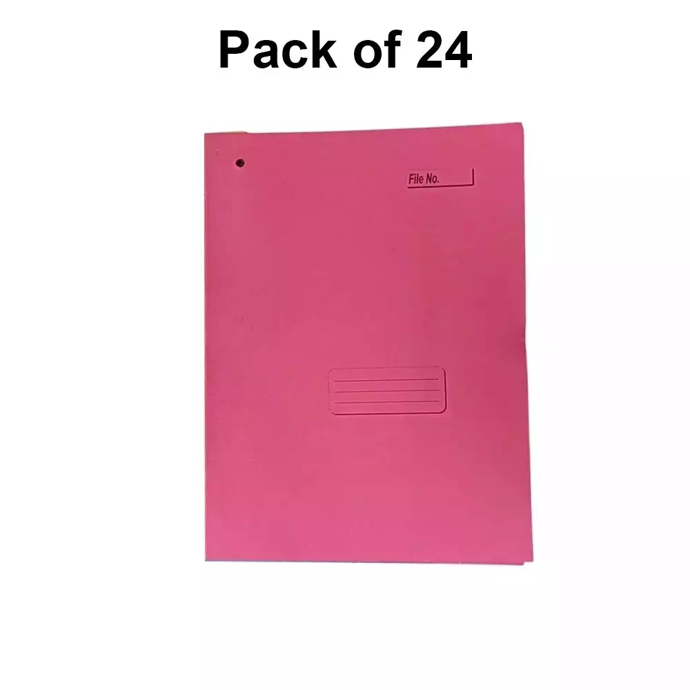 Paperfone Record / Tag File No. 22, FC Size, Assorted Color, 310 GSM, RF-44 (Pack of 24 Pcs)