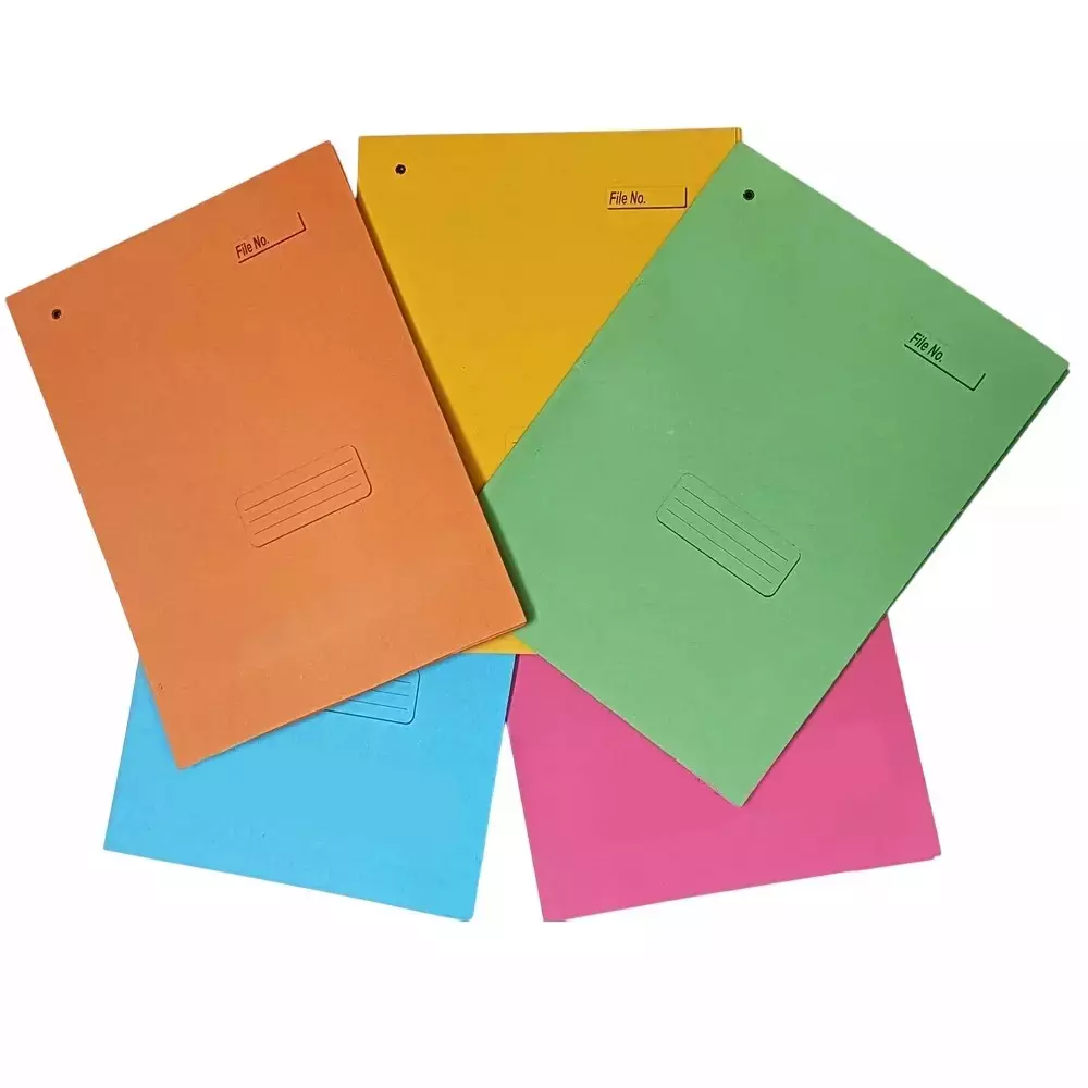 Paperfone Record / Tag File No. 22, FC Size, Assorted Color, 310 GSM, RF-44 (Pack of 24 Pcs)