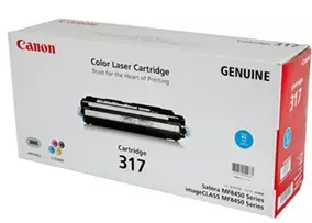 Canon Crg 317 C Laser Toner Cartridge (Page Yield 4000, Color Cyan)