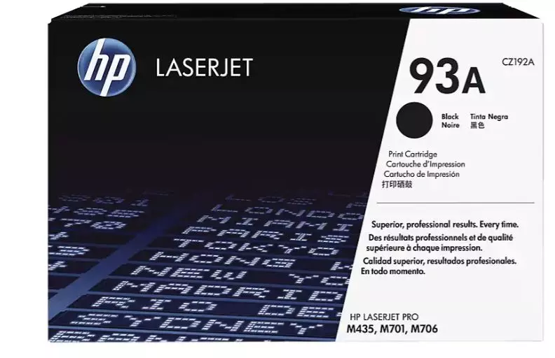 HP 93A Black Original LaserJet Toner Cartridge