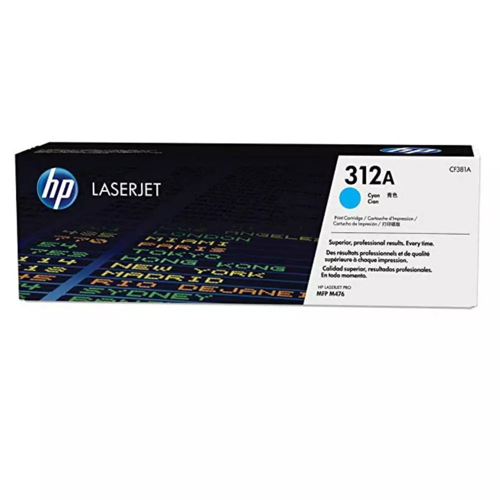 HP CF381A Cyan 0.90 kg 2700 pages LaserJet Toner Cartridge