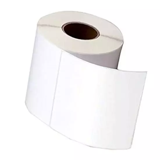 LABELKART 80 GSM Chromo Label Roll 70x50mm 600 g White