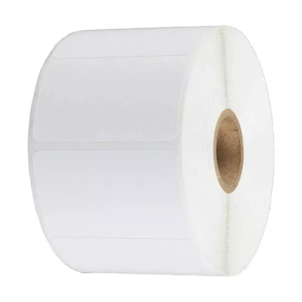 Martec Direct Thermal Barcode Label (without Ribbon) 7.5x3.8 cm Size Rectangular 1000 Labels/1Roll (Pack of 6 Rolls)