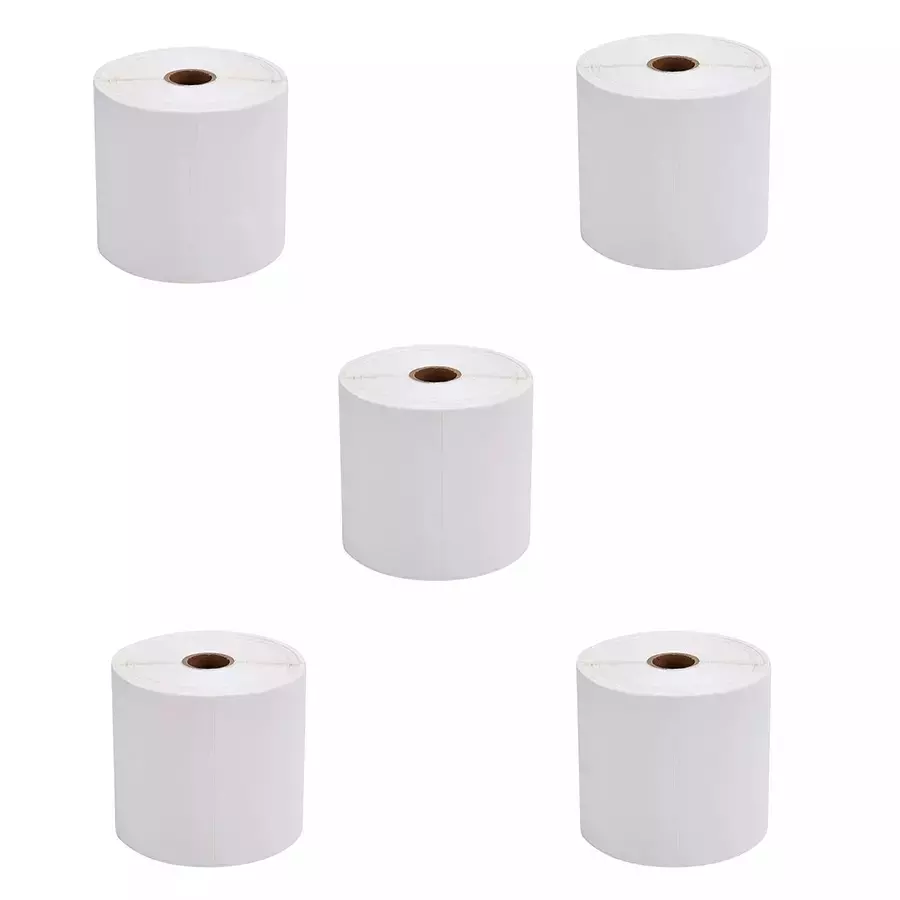 Generic Barcode Sticker Roll  4 x 6 inch 400 labels per roll (Pack of 10 Pcs)