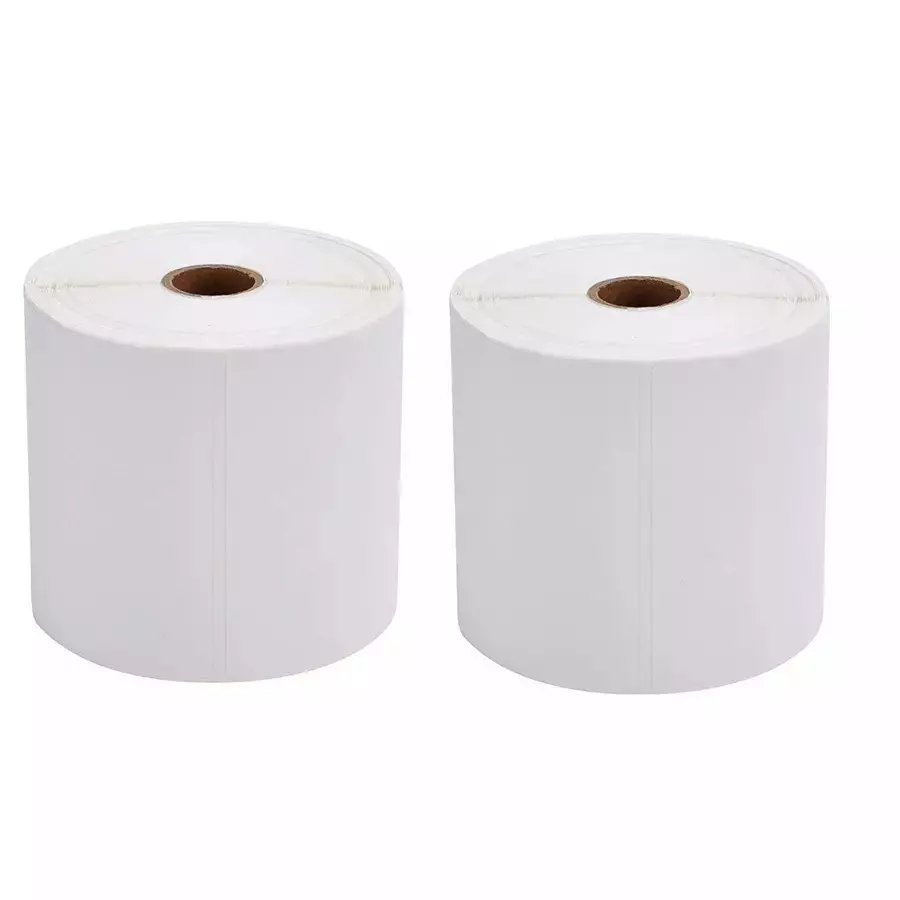 Generic Barcode Sticker Roll  4 x 6 inch 400 labels per roll (Pack of 10 Pcs)