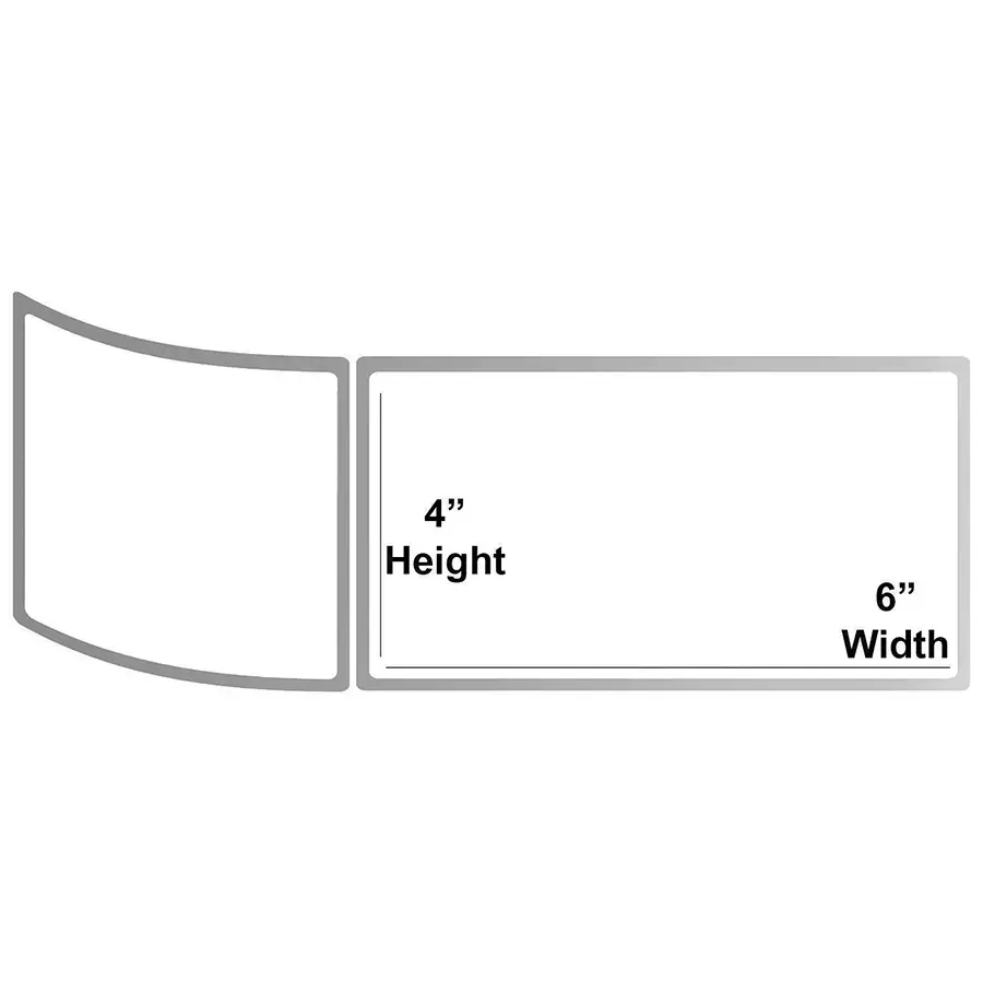Generic Barcode Sticker Roll  4 x 6 inch 400 labels per roll (Pack of 10 Pcs)
