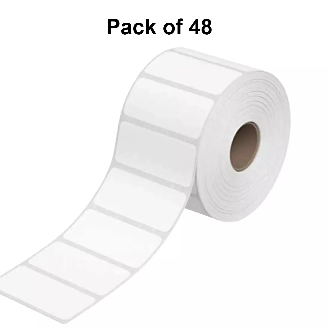 SKY GLOBAL Chromo Label Box 50x28 mm 2000 Label White (Pack of 48 Roll)