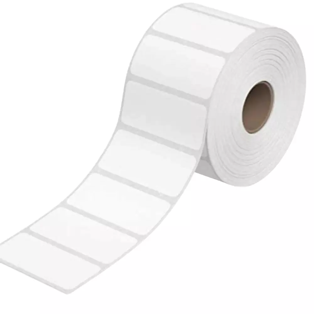 SKY GLOBAL Chromo Label Box 38x50 mm 1000 Label White (Pack of 48 Roll)