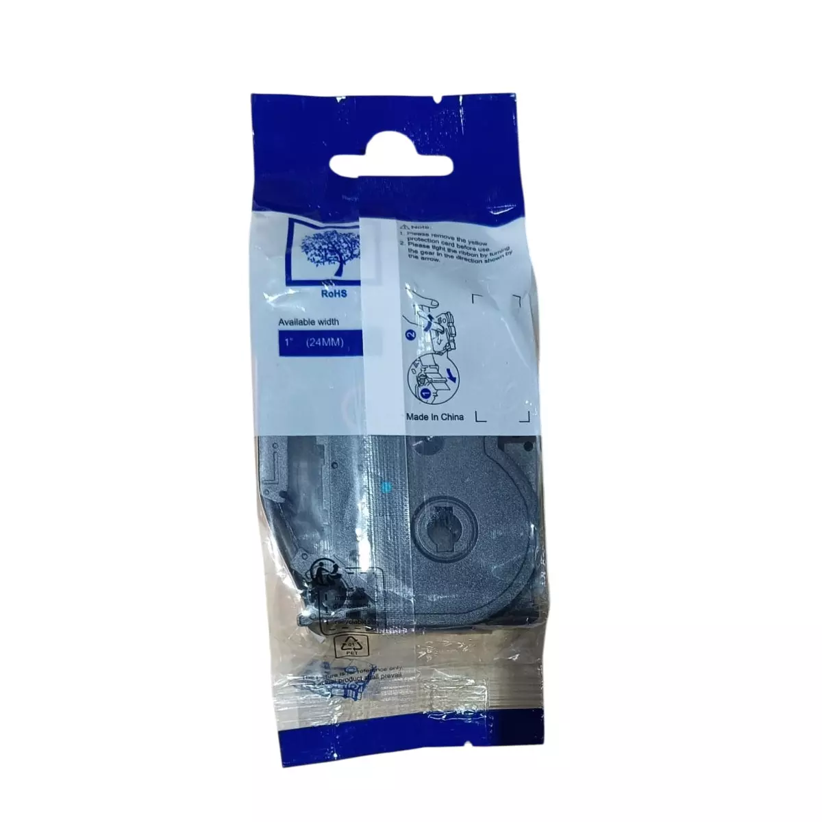 Generic Compatible For Brother RL-B-T251 Label Tape Black On White - 24 mm X 8m Long