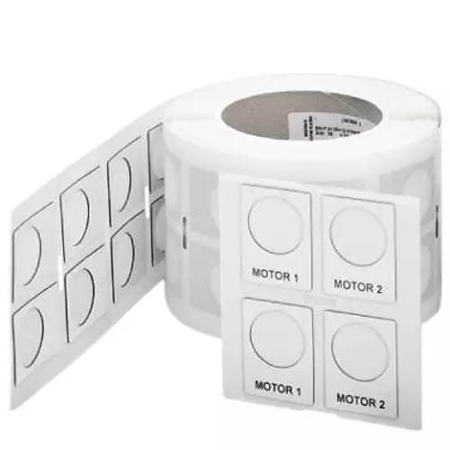 Phoenix Contact Label Rolls Adhesive White Thermomark, 801855
