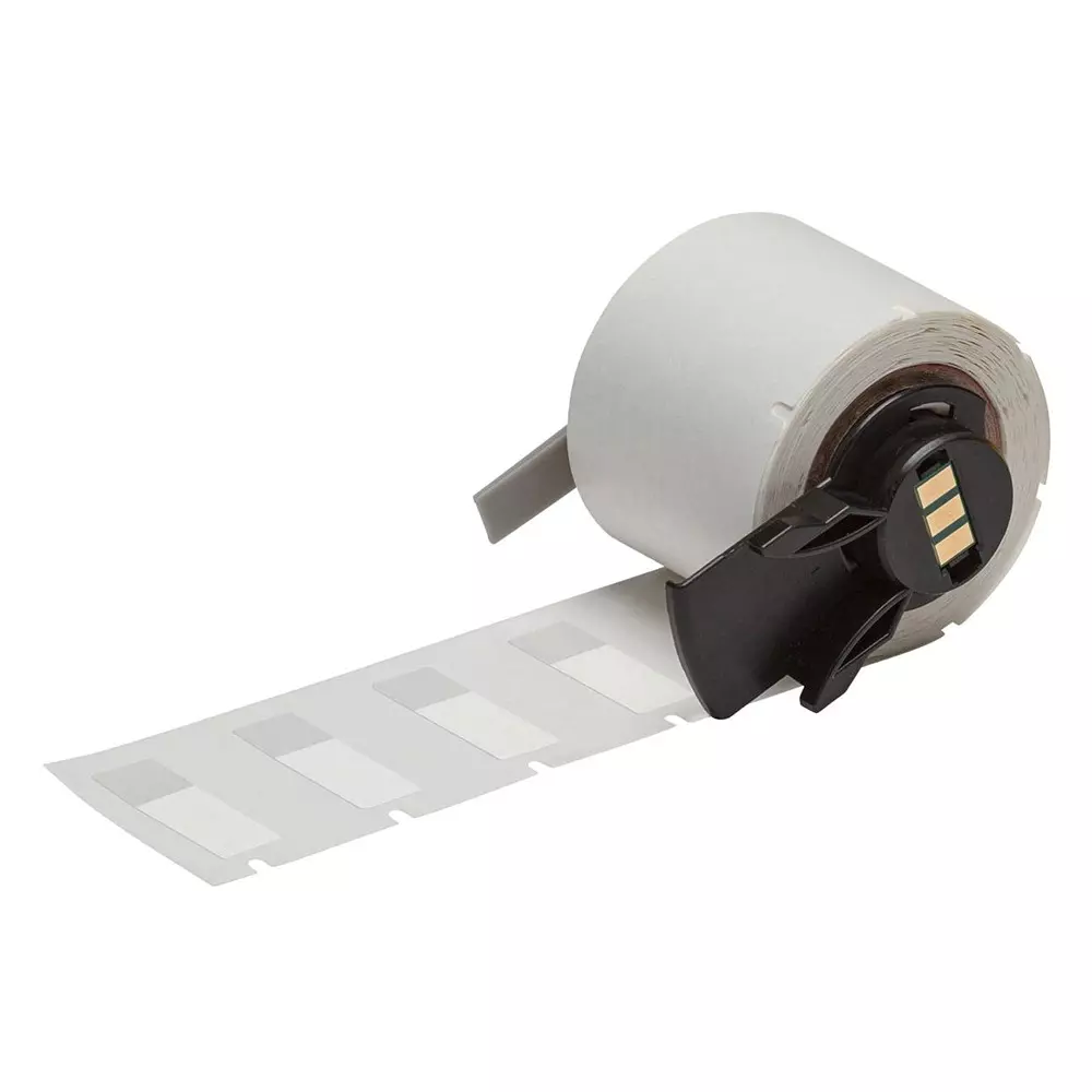 BRADY LABEL, THERMAL TRANSFER PRINTABLE, CLEAR, M6-123-461