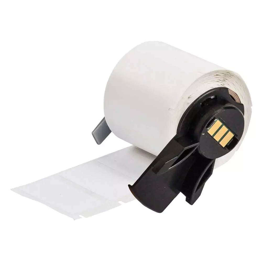 BRADY LABEL, THERMAL TRANSFER PRINTABLE, WHITE, M6-31-498