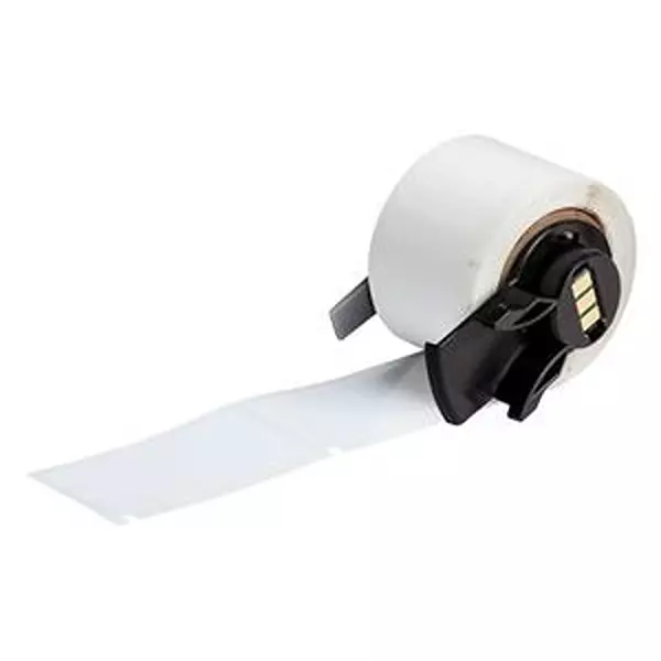 BRADY LABEL, THERMAL TRANSFER PRINTABLE, WHITE, M6-20-422