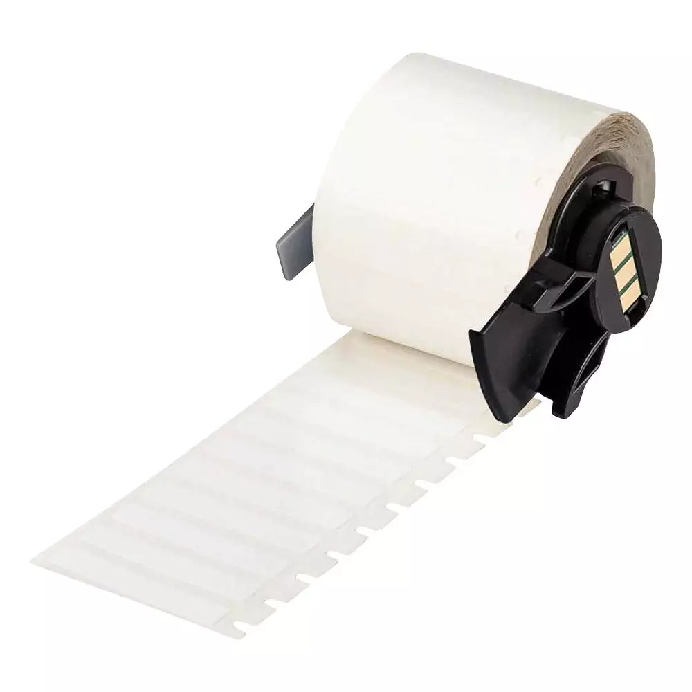 BRADY LABEL, THERMAL TRANSFER PRINTABLE, WHITE, M6-25-423