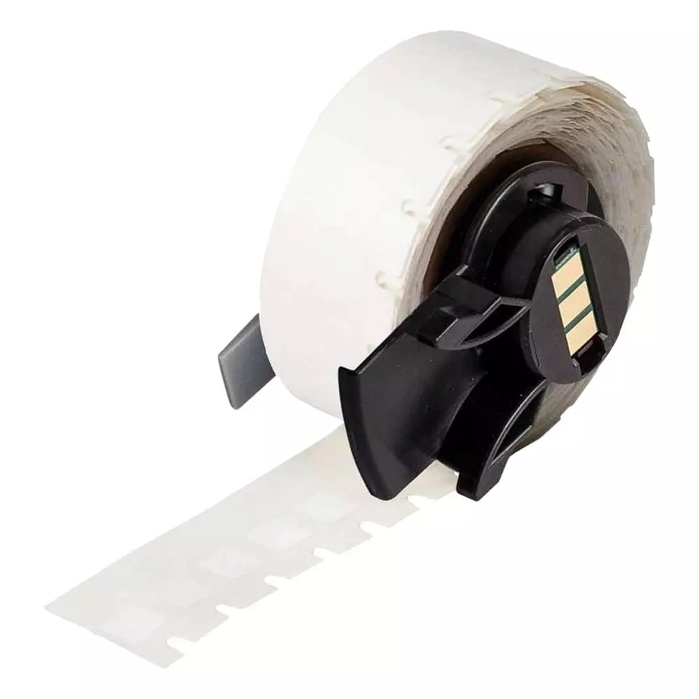 BRADY LABEL, THERMAL TRANSFER PRINTABLE, WHITE, M6-1-423