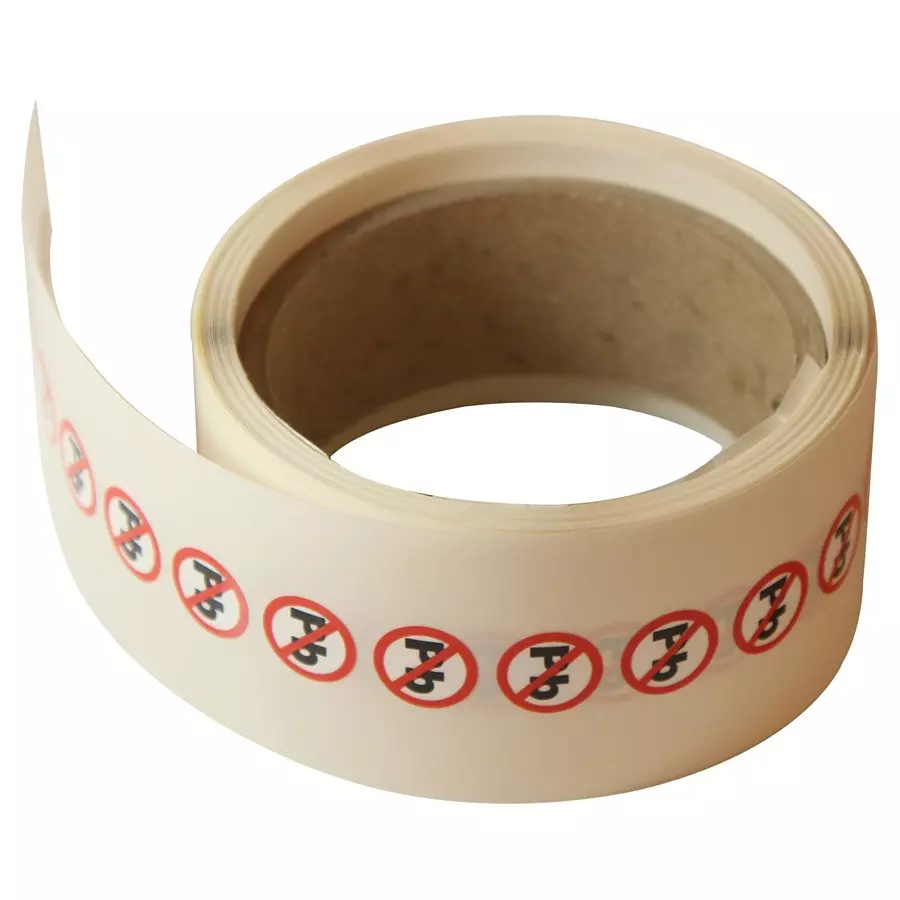 MULTICOMP PRO Pre Printed Labels LABEL, LEAD FREE, 15MM ROUND, PK500, 7827260 (Pack of 500)