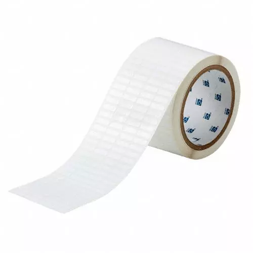 BRADY Gloss finish 0.003 inch Precut Label Roll 10,000 Labels, 2TYR7 (White)