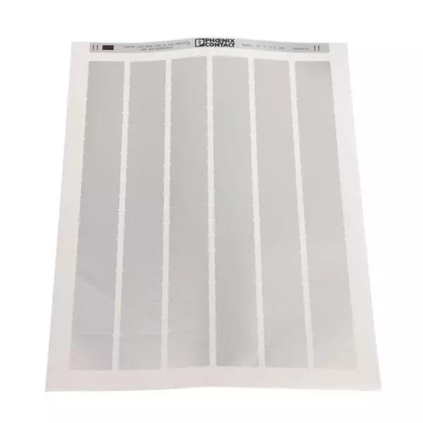 Phoenix Contact Label Sheets Adhesive Silver Bluemark, 803676
