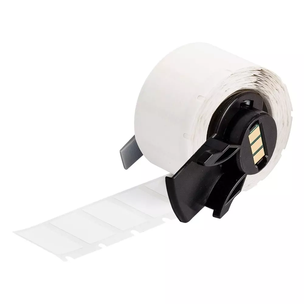 BRADY LABEL, THERMAL TRANSFER PRINTABLE, WHITE, M6-17-498