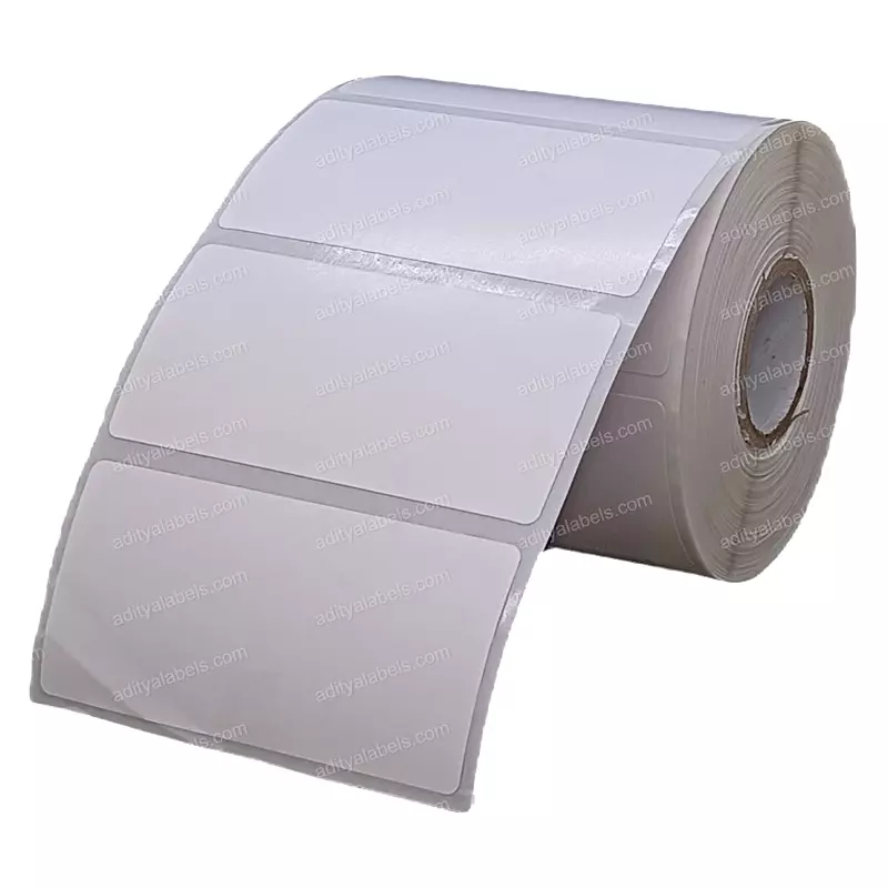 Tudko 70x35 mm 80 GSM 1 UP Self Adhesive Paper Label White (Pack of 2 Pcs)