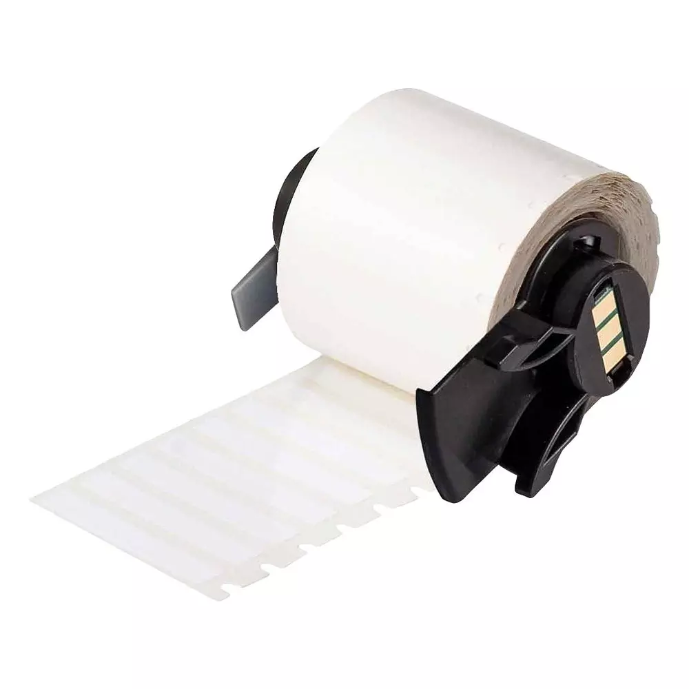 BRADY LABEL, THERMAL TRANSFER PRINTABLE, WHITE, M6-28-423