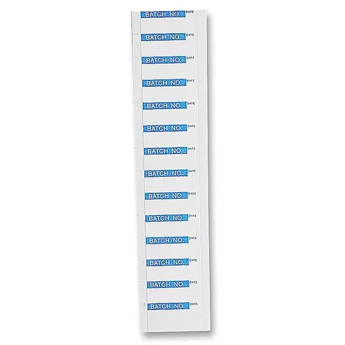 MULTICOMP PRO Pre Printed Labels LABEL, BATCH NO, PK350, 7827283 (Pack of 350)