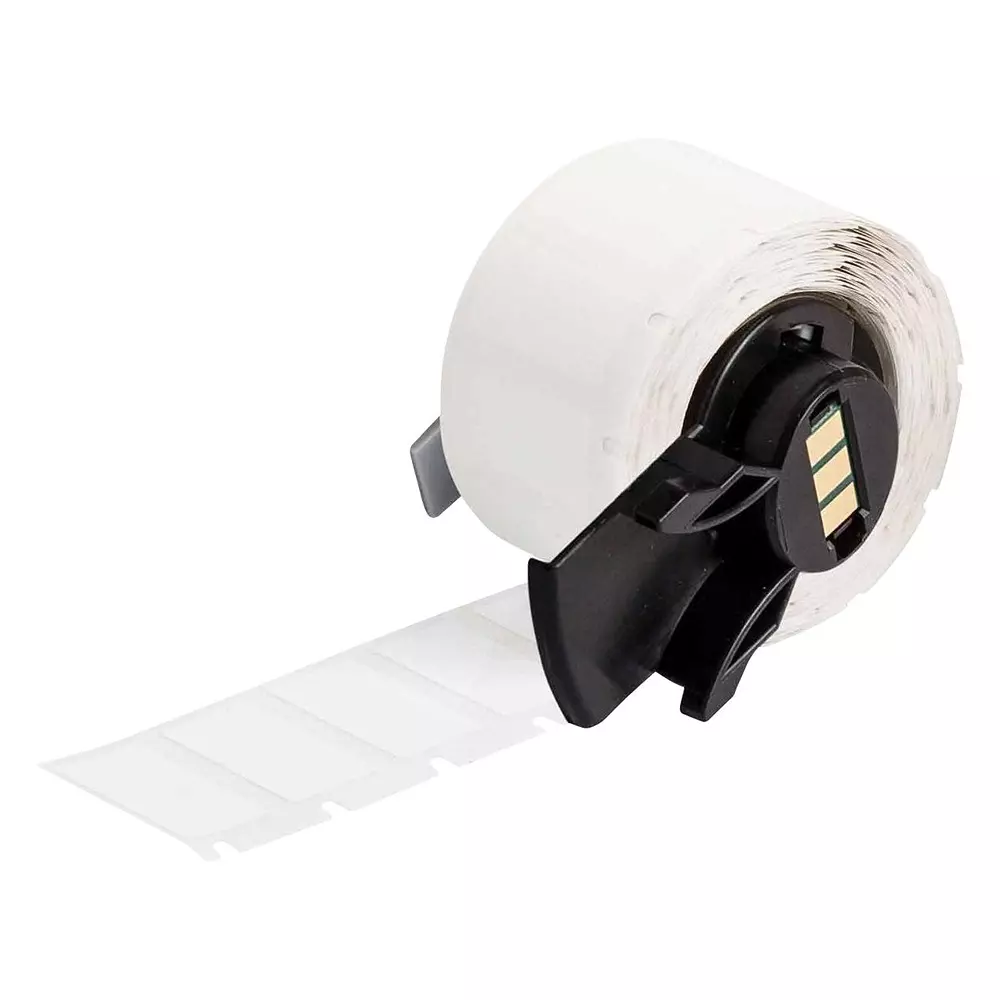 BRADY LABEL, THERMAL TRANSFER PRINTABLE, WHITE, M6-17-483