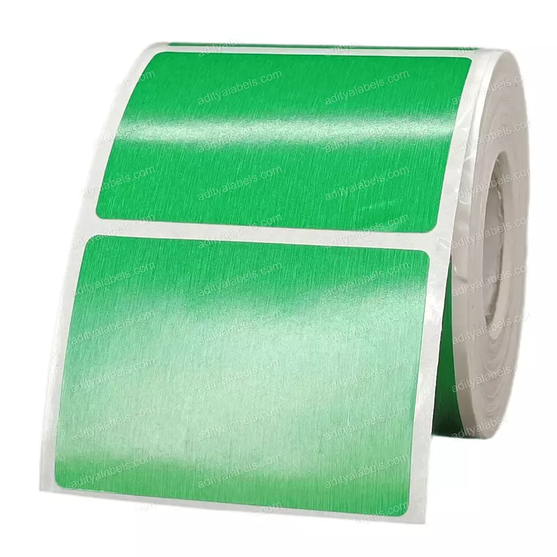 Tudko 55x40 mm 80 GSM 1 UP Self Adhesive Paper Label Green