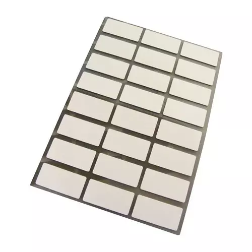 PANDUIT Blank Labels RAISED PANEL COMPONENT LABEL, WHITE, C100X050APT (Pack of 2)