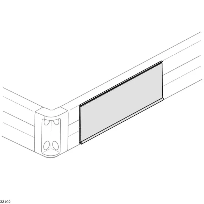 Bosch Rexroth Light Grey Multipurpose Label Sheet, Pack of 20EA, 3842537116