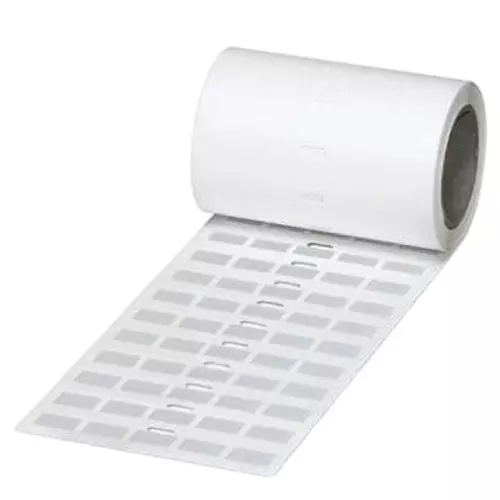 Phoenix Contact Label Rolls Adhesive Rough Surfaces Silver Thermomark, 830616