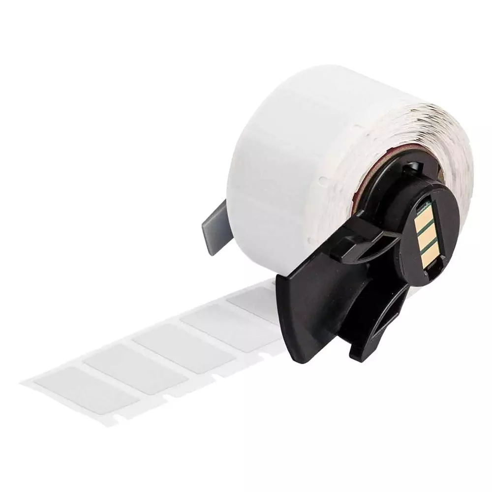 BRADY LABEL, THERMAL TRANSFER PRINTABLE, GRAY, M6-20-486