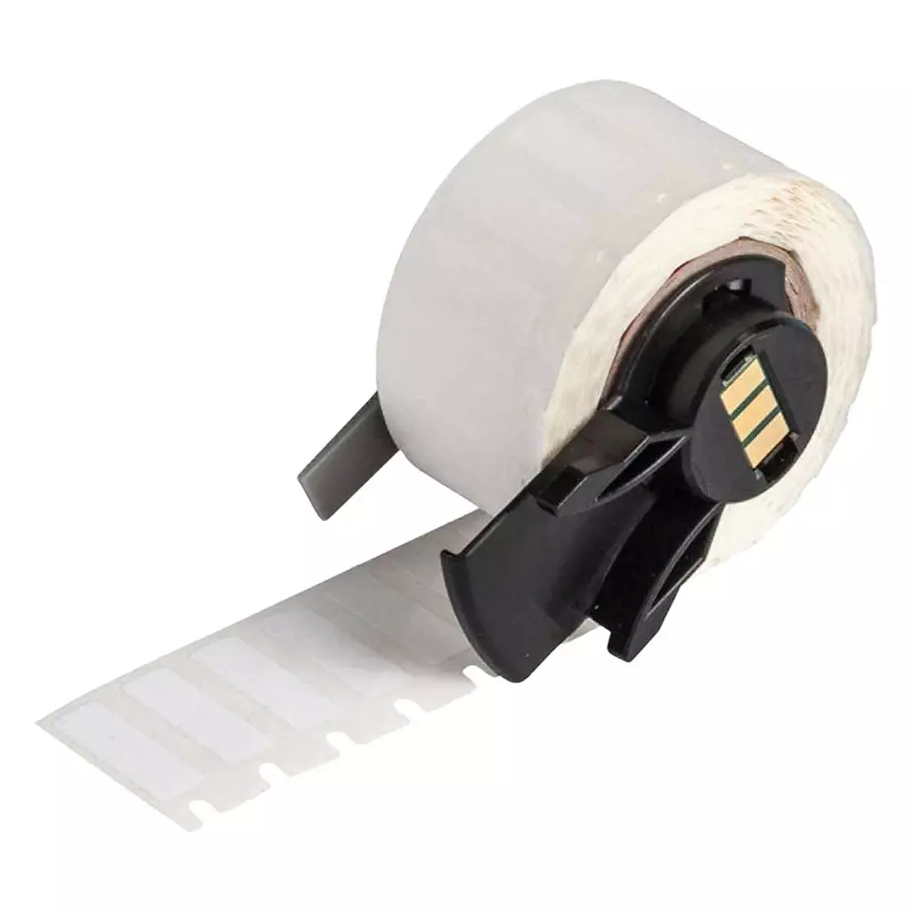 BRADY LABEL, THERMAL TRANSFER PRINTABLE, WHITE, M6-10-423