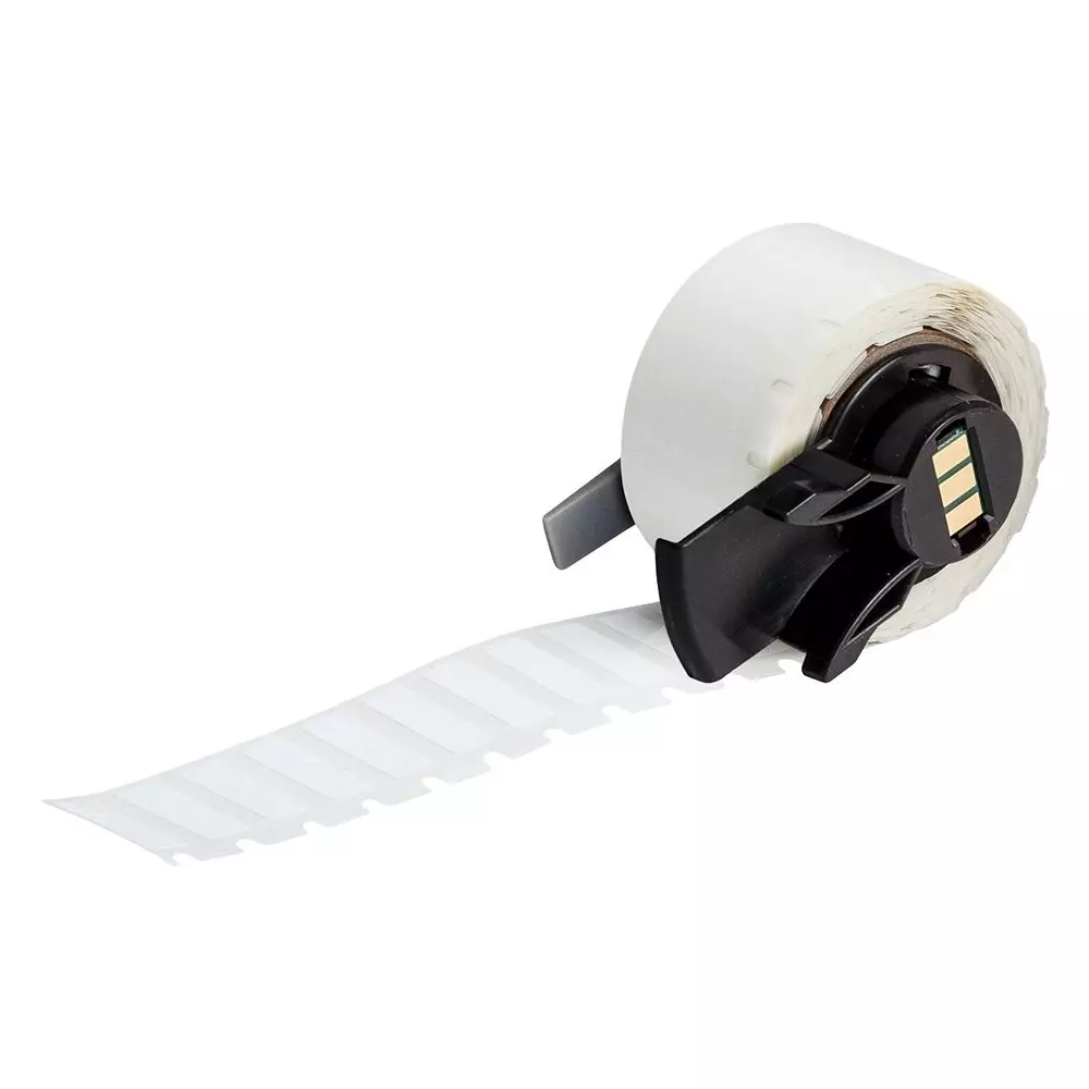 BRADY LABEL, THERMAL TRANSFER PRINTABLE, WHITE, M6-10-8425