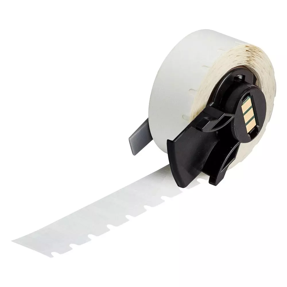 BRADY LABEL, THERMAL TRANSFER PRINTABLE, CLEAR, M6-6-430