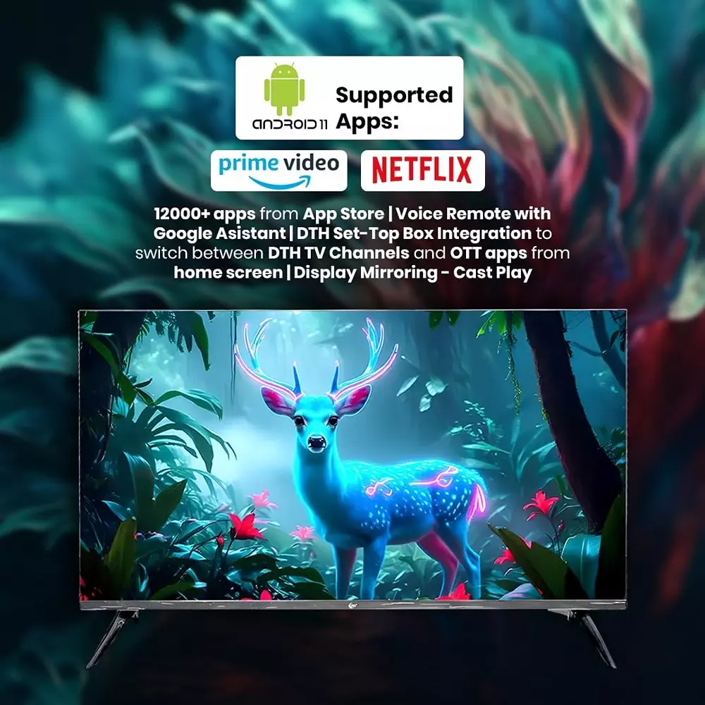 ATUL Smart LED TV 109.22 cm (43 inch) Full HD 60 Hz Display HDR Android 9.0 20 W, LED- AU43SV