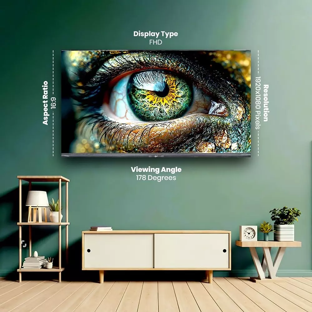 ATUL Smart LED TV 109.22 cm (43 inch) Full HD 60 Hz Display HDR Android 9.0 20 W, LED- AU43GQ