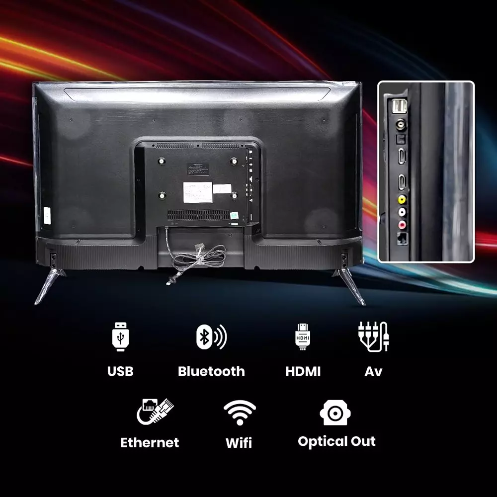 ATUL Smart LED TV 109.22 cm (43 inch) Full HD 60 Hz Display HDR Android 9.0 20 W, LED- AU43GQ