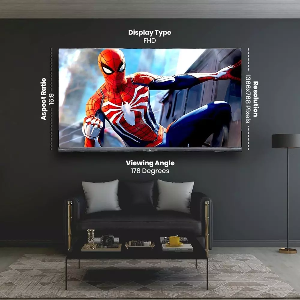 ATUL Smart LED TV 81.28 cm (32 inch) Full HD 60 Hz Display HDR Android 11 20 W, LED- AU32GQ