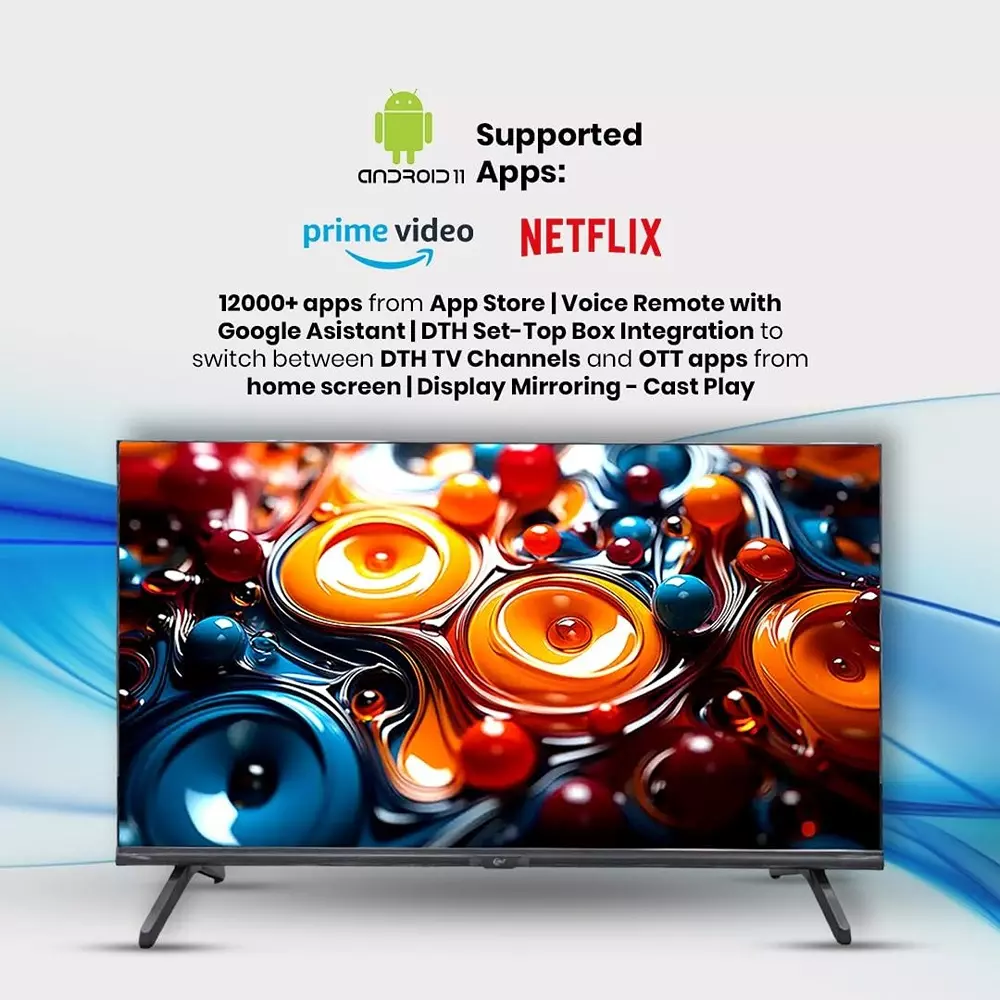 ATUL Smart LED TV 81.28 cm (32 inch) Full HD 60 Hz Display HDR Android 11 20 W, LED- AU32GQ