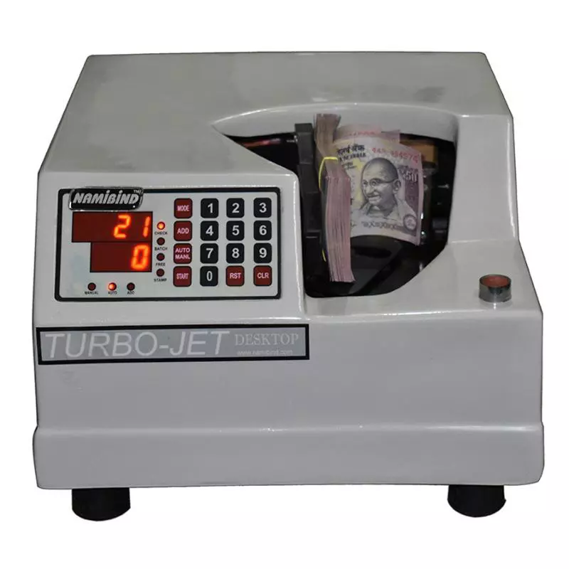 Namibind Table Top Bundle Note Counter, Turbojet Desktop