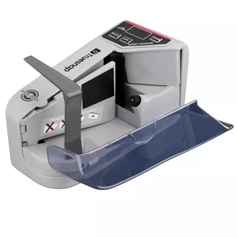 Truesnap Mini Note Counting Machine Portable LED Display 600 Notes/min Auto-shutoff for Shops, Office & Homes, TS-NC-01
