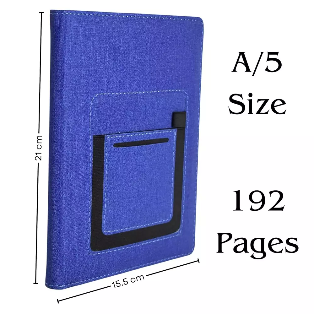 Staprico Hardcover Planner Diary A5 192 Page Blue