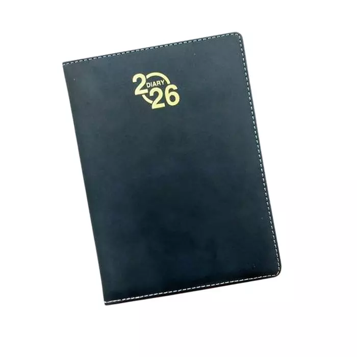 GENERIC Soft Bound Foam Diary PU Leather Cover "DIARY 2026" Theme, 7733