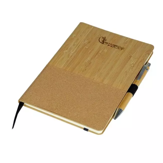 Bamboo Haat Executive Bamboo Diary with Pen Hard Cover for Home, Office & Schools, BH_EBD (Pack of 10 )