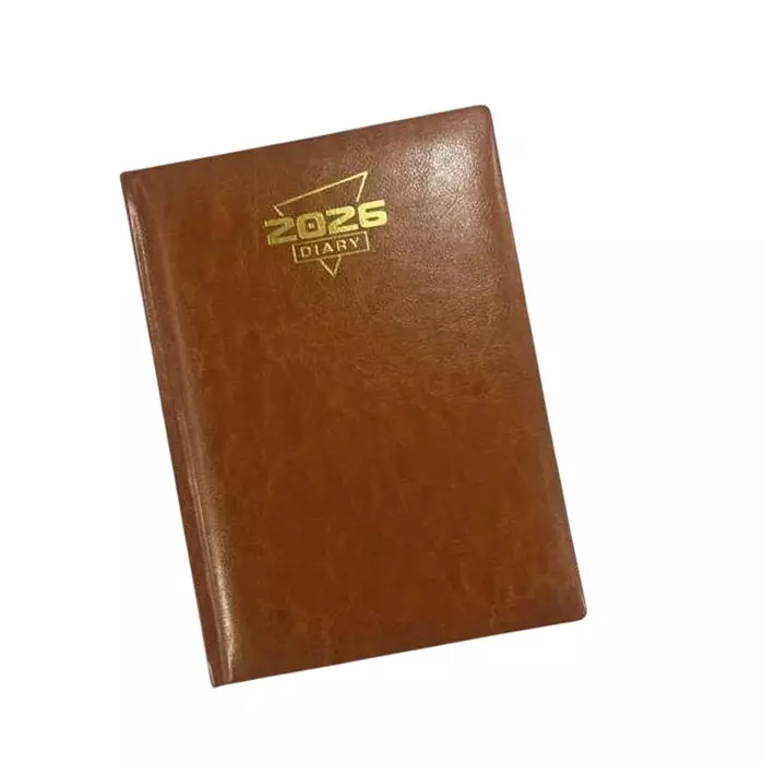 GENERIC Soft Bound Foam Diary PU Leather Cover "2026 DIARY" Theme, S 172