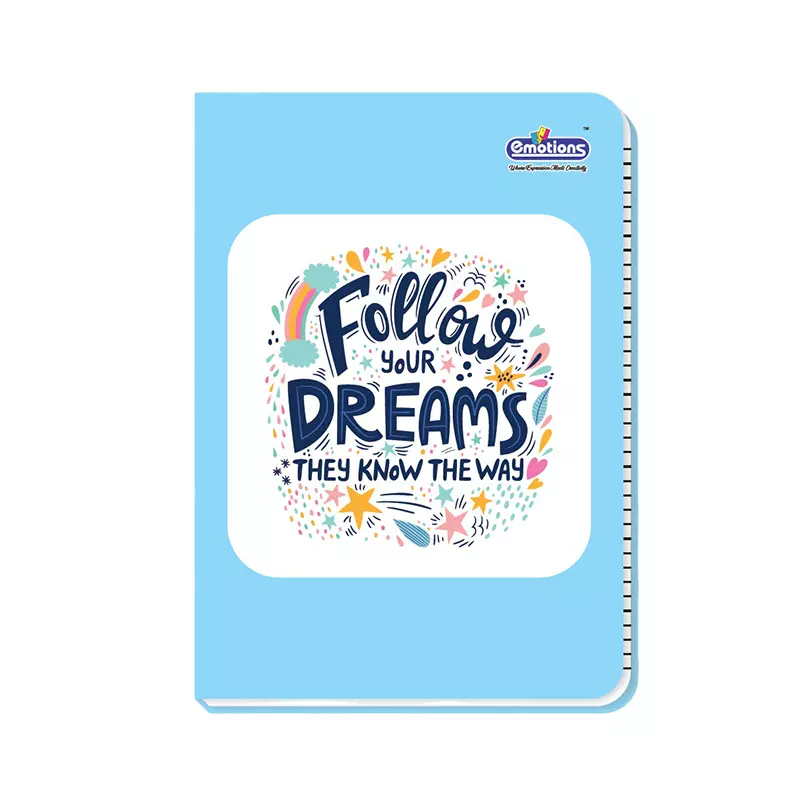 Emotions Soft Bound Diary 192 Page B5 Single Line, Design Assorted