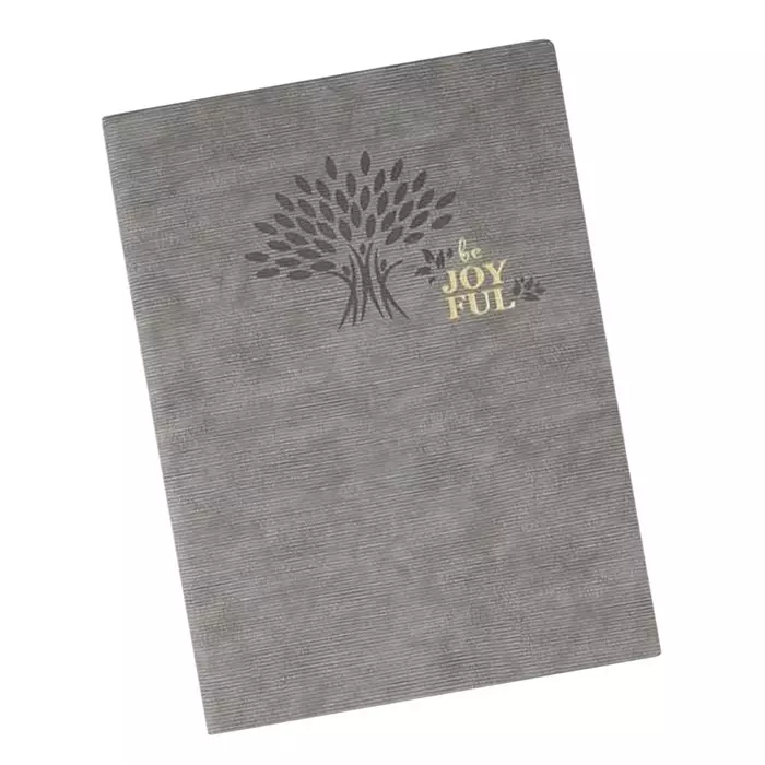 GENERIC Soft Bound Foam Diary PU Leather Cover "Be Joyful" Theme, V 191