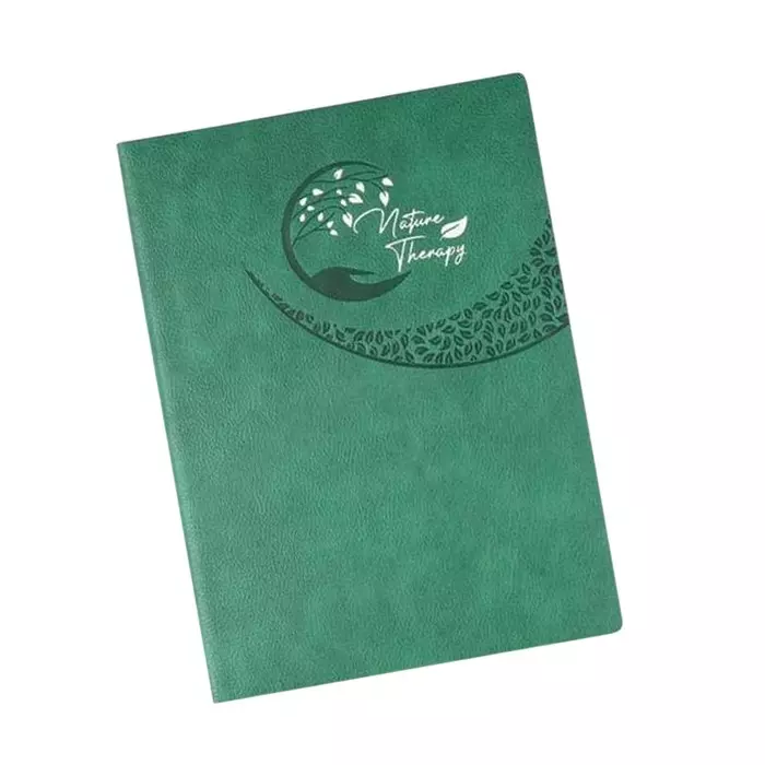 GENERIC Soft Bound Foam Diary PU Leather Cover "Nature Therapy" Theme, V 196
